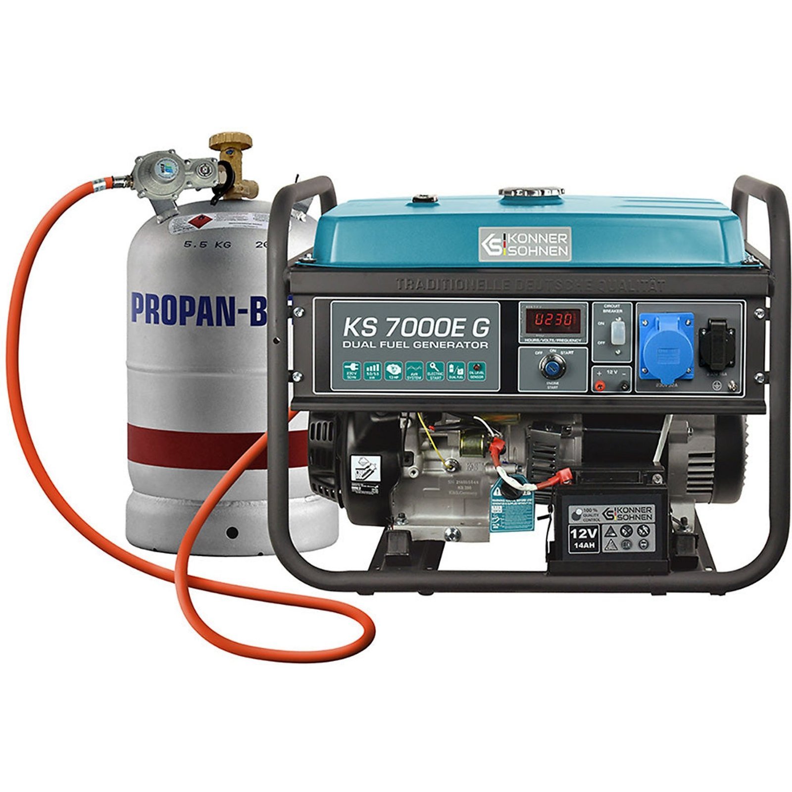576 Stroomgenerator Könner & Söhnen KS 7000E G – Bild 1