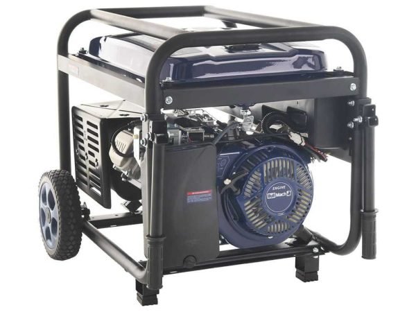 BullMach AMBRA 9500 E-3 Benzinegenerator met wielen en AVR 7,5 kW – Bild 3