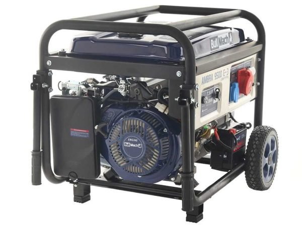 BullMach AMBRA 9500 E-3 Benzinegenerator met wielen en AVR 7,5 kW – Bild 4