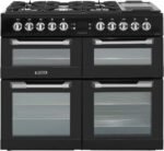 Kooktoestellen met dubbele brandstof ›Leisure CS100F520K Cuisinemaster 100cm Dual Fuel Fornuis - Zwart