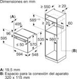 Bosch - Horno pirolítico multifunción, Serie 6, 60 cm de ancho, Home Connect, AirFry, negro, HBG578EB7 – Bild 5