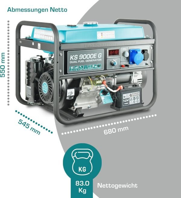 Energiegenerator KÖNNER & SÖHNEN KS 9000E G – Bild 2