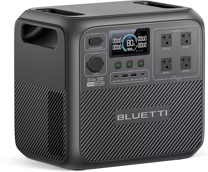 BLUETTI Elite 200 V2 Draagbaar Energiestation 2, 073,6 Wh