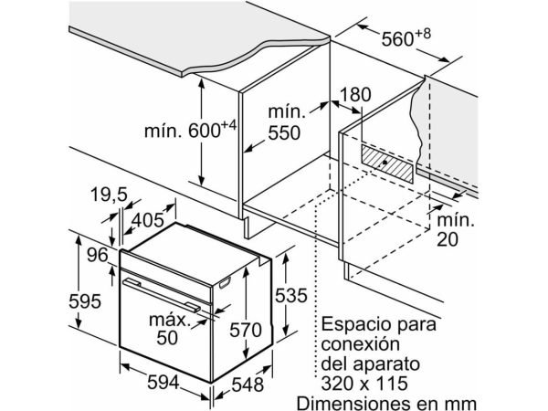 BALAY 3HB4821G3 HORNO PIROLITICO GRAFITO A+ Air Fry – Bild 5