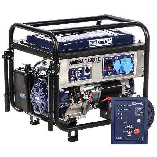 96db4e6a-8e6c-498a-a3d2-d88c16e423ac BullMach AMBRA 13800 E-3 Benzinegenerator met AVR 10 kW – Bild 1