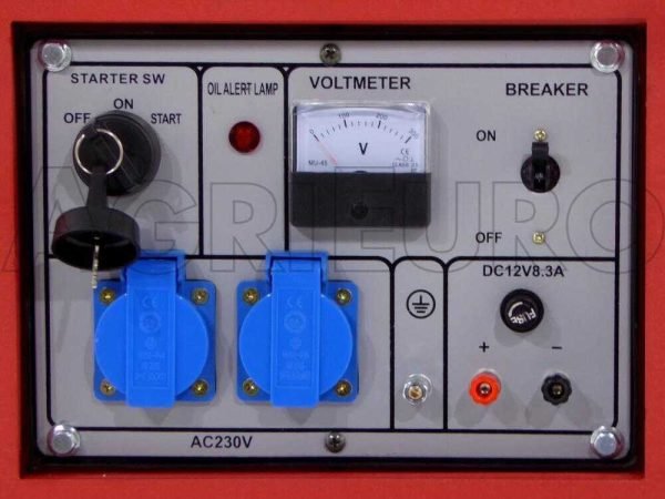 GeoTech GGSA3000ES Stroomgenerator met wielen en AVR. Elektrische start, 2,7 kW – Bild 5